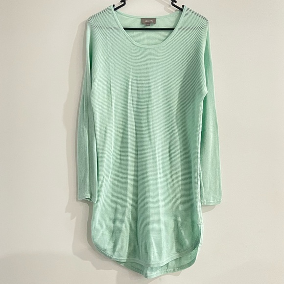 Sussan Mint Green Midi Knit Sweater 
